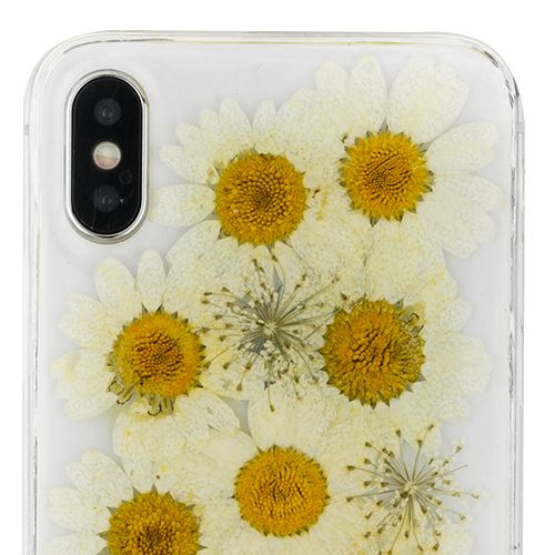 Real Flowers White Case Iphone 10/X/XS - icolorcase.com