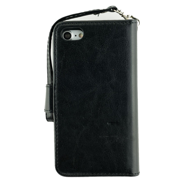 Handmade Bling Black Wallet Iphone 7/8 - icolorcase.com