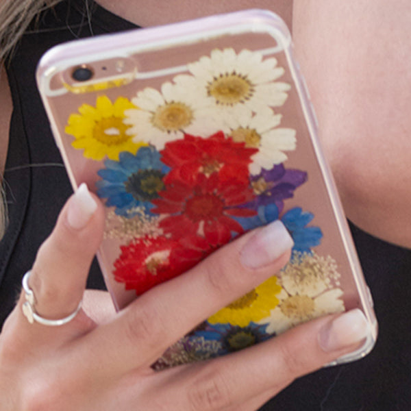 Real Flowers Rainbow IPhone 13 Mini