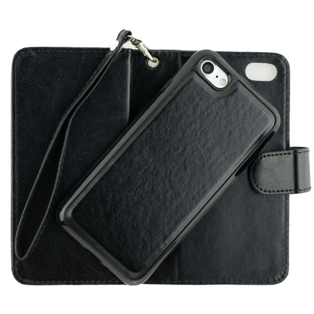 Handmade Bling Black Wallet Iphone SE 2020 - icolorcase.com
